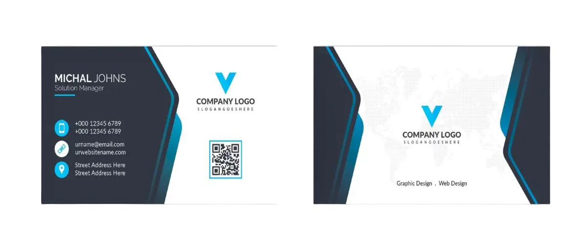 business card design company in Dubai - ZWEB Solution