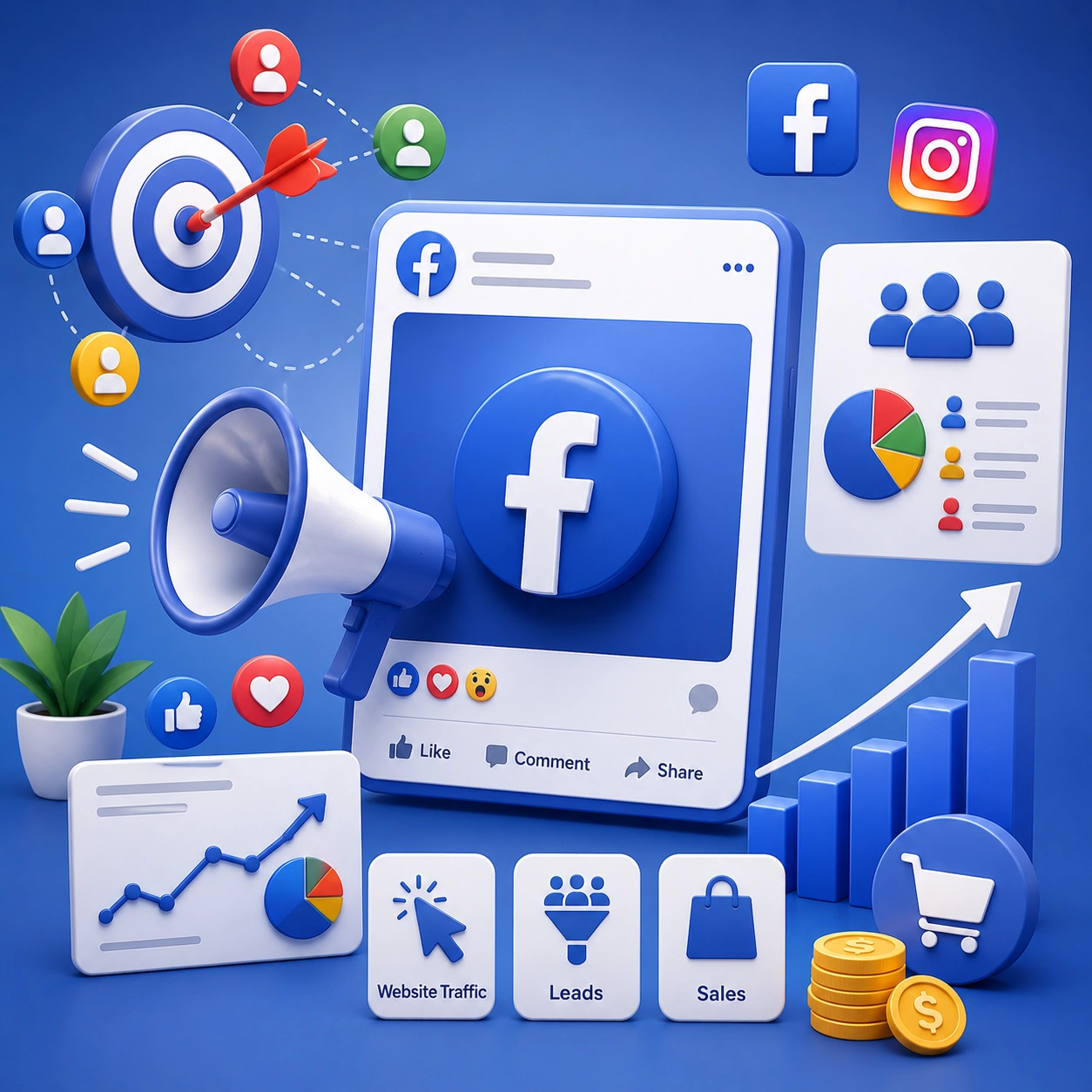 Professional Facebook Ads management services in Dubai for business growth and lead generation