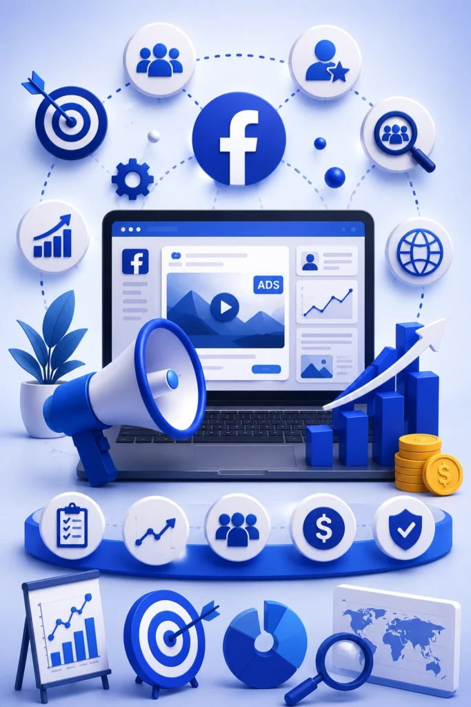 Facebook marketing services in Dubai with audience targeting and performance optimization